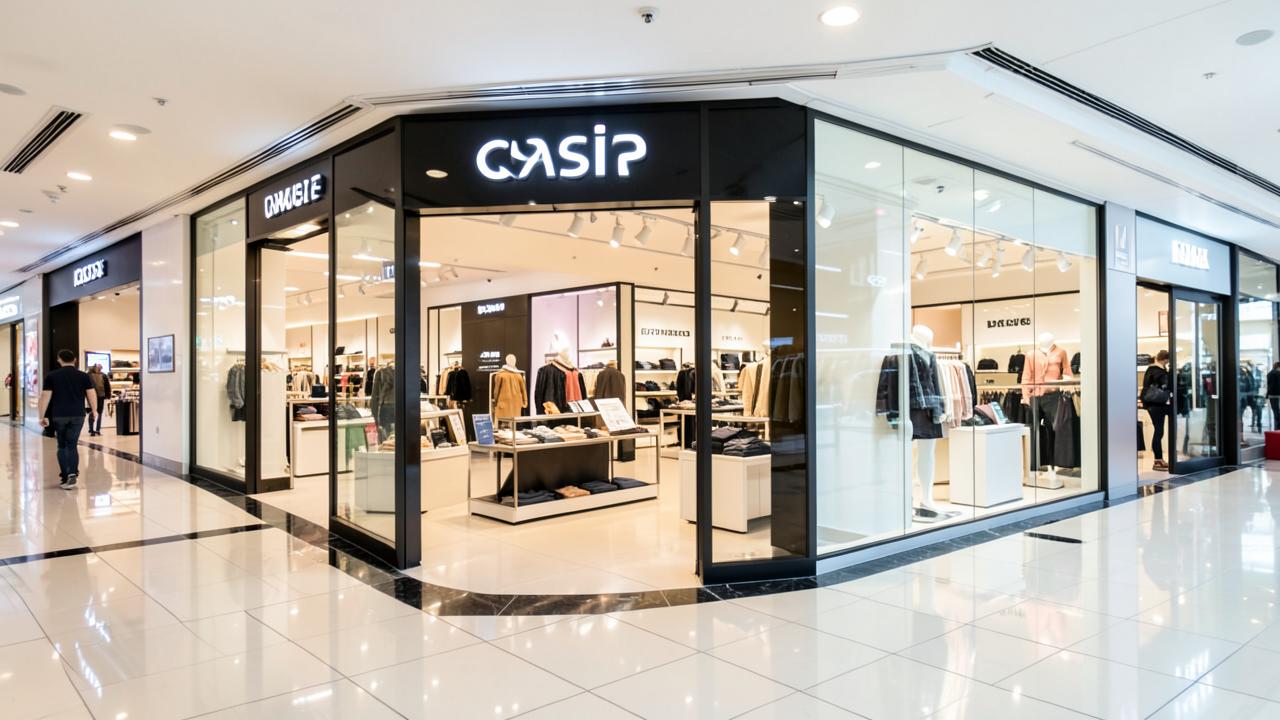 Retail shop in a mall